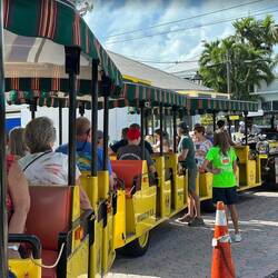 The Conch Train tour on Key West. Recommended!