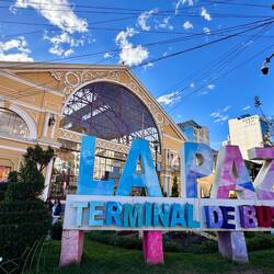 Ankunft am Busbahnhof