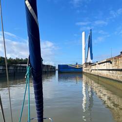 The locks leading into the wilder part of the River