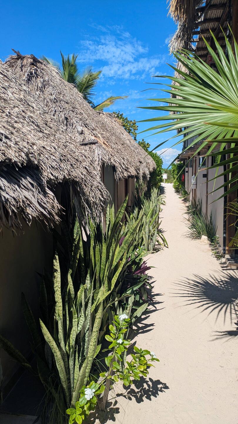 Unser Weg vom Bett zum Strand