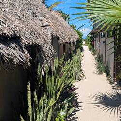 Unser Weg vom Bett zum Strand