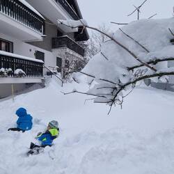 Zuhause in Engelberg: Frau Holle hat gewirkt!😂