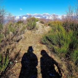 ... auf den Monte Bigorio ...