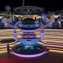 Abends auf dem Schiff