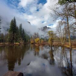 Von der swinging Bridge aus.