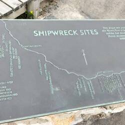 Overzicht van alle schepen die in deze buurt gezonken zijn