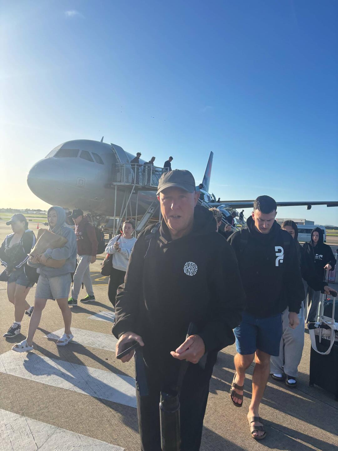 Gelandet in Brisbane