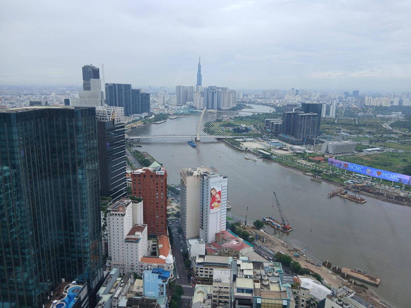 View from the 49th floor of the tower