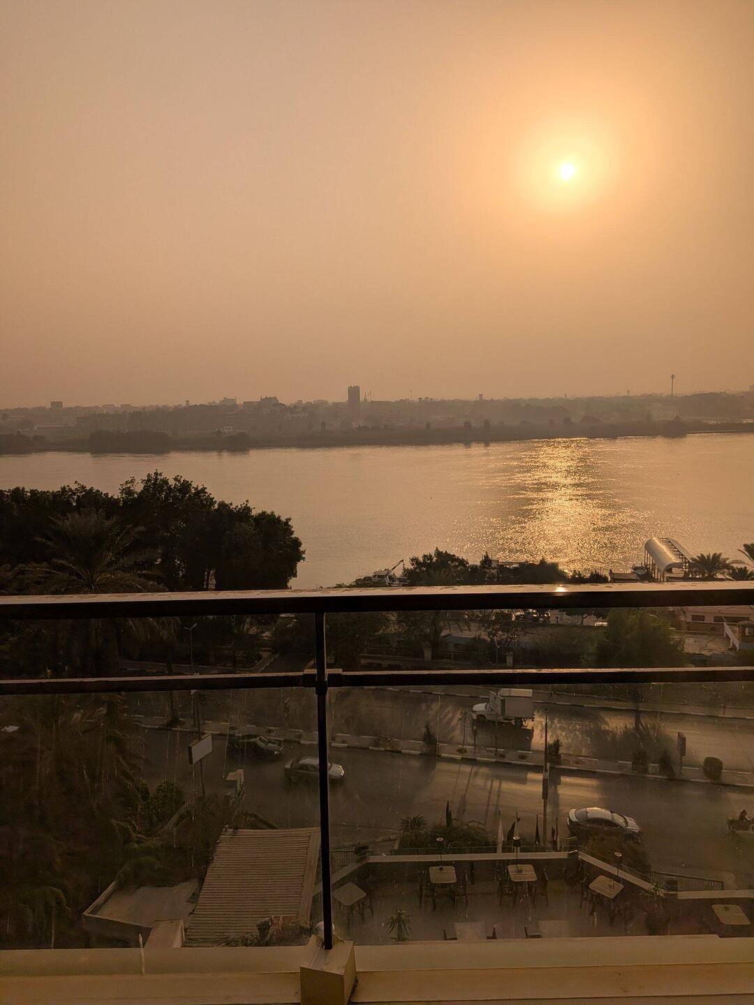 View of the Nile from my room.