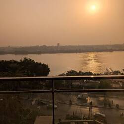 View of the Nile from my room.