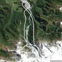 GPS-Track des Fluges