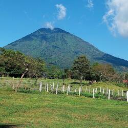 Blick auf den Vulkan Italca