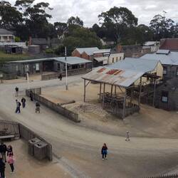 Views from the shaft head