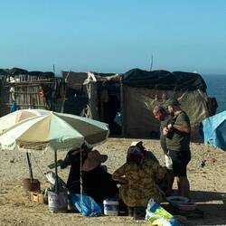 Die Ärmsten wohnen direkt am Straßenrand