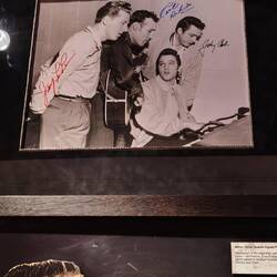 Jerry Lee Lewis, Carl Perkins, Johnny Cash und Elvis Presley
