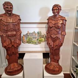 Made out of old roof shingles