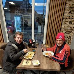 Hier drinnen war es genauso kalt wie draußen!🙄