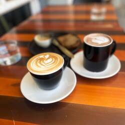 Mit Barista Kaffee und Schokolade