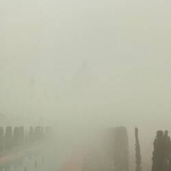 Eigentlich hieß der Programmpunkt: Das Taj Mahal in der aufgehenden Sonne.