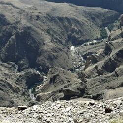 Blick in den Talgrund.