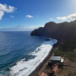 Few black sand beaches