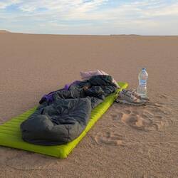 Der perfekte Schlafplatz in den Dünen 😜