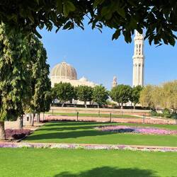 Die große Sultan Qaboos Moschee