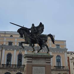 Reiterstandbild von El Cid 1955 eingeweiht