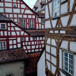Blick aus dem Hotelzimmer in Gaildorf