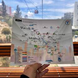 Gondeln anstatt Metro 👍