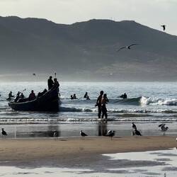 ... bei Ebbe wird's schwer ...