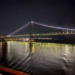 Einfahrt in New York