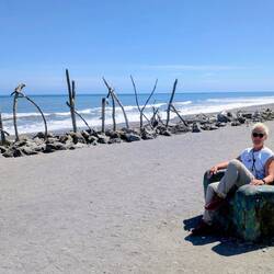 Zwischenstopp in der "Künstlerstadt" Hokitika