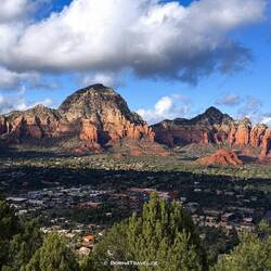 Blick gen Norden vom Sedona Airport Scenic Lookout