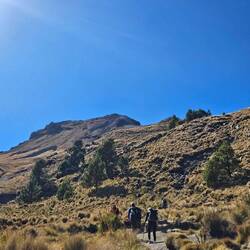 Oberhalb vode Baumgrenze - de ahsträngendst Teil