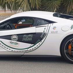Quite racy those Dubai Police cars