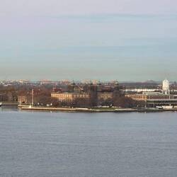 Ellis Island, die erste Ststion der Auswanderer früher