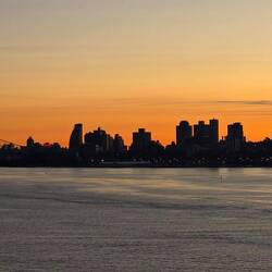 Blick nach Brooklyn mit der Brooklynbridge