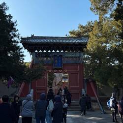 Das Eingangstor zum Sommerpalast. Was fällt auf? Was gibt auf meinen Fotos seit Rom zu sehen?