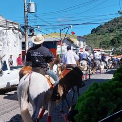 Pferdeparade in Apaneca