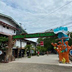Eingang „Parque Nacional Cahuita“