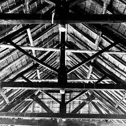 The rafters - wood donated by Mzilikaze