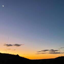 The view when I got back to Red Sands