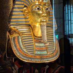 This mask is 11kg of solid gold.