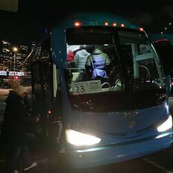 Dann geht's zur letzten Attraktion des Tages wieder in den Bus.