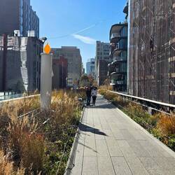 Links sind noch die alten Bahngleise zu sehen.