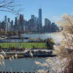 Blick auf Downtown Manhattan