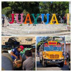 Mit dem Bus für 0.20 Cent nach