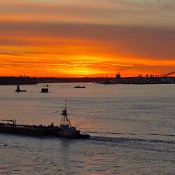 Bayonne Bridge, die Staten Island mit New Jersey verbindet