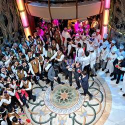 Celebrating the Diamond Princess being recently awarded the best ship in the Princess fleet.